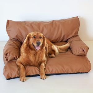 Hochwertiges All-Season-Leder-Haustier <span class=keywords><strong>nest</strong></span> Solides Muster Grenz überschreiten des Design Neues Kissen-Sofa-<span class=keywords><strong>Nest</strong></span> für Katzen Hunde Haustier matten polster - Product Image 1