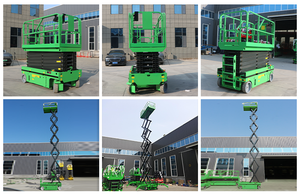 Cho Morn điện thủy lực Scissor Lift trên không người đàn ông Nâng Nền tảng 7m 9M 11m 13m 14M 16M CE ISO chứng nhận Điều kiện Mới - Product Image 2