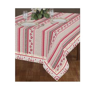 Nappe en coton biologique de haute qualité, couleur blanche, avec Design imprimé, pour Table de mariage d'hôtel, certifié - Product Image 6