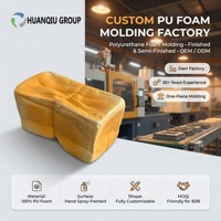 Produits de moulage en mousse de polyuréthane de forme unique, finis et semi-finis, en mousse PU, simulation pain et toast, vente en gros usine