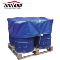 Bâche d'extérieur coupe-vent anti-poussière IBC cache-poussière imperméable PVC IBC avec fermeture éclair