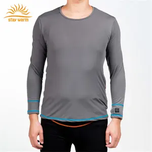 Ropa Interior Térmica con Calefacción USB Personalizada de Fábrica OEM, con Control de Temperatura de 3 Niveles para Invierno - Product Image 1