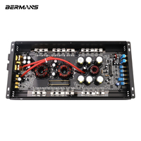 Amplificateur de voiture mono 1500W de classe AB style coréen avec logo lumineux, dissipateur thermique et filtre de croisement OEM ODM – Vente en gros