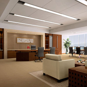 Dalles de plafond insonorisantes en fibre de verre minérale, panneaux de plafond en laine minérale de type Armstrong - Product Image 5