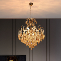Haute Qualité Table À Manger De Luxe Cristal Décoratif Plafonnier Led Lustre Suspension