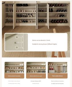 <span class=keywords><strong>JYN</strong></span> étagère mobile personnalisée armoire à chaussures cloison armoire de hall salon étagère à chaussures avec armoire Conner - Product Image 6