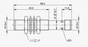 MT-BALLUFF BES M12EL-PSC20B-S04G-M01 Capteur haute performance pour l'automatisation industrielle BES01PP M12x1 Interrupteur de proximité inductif - Product Image 5