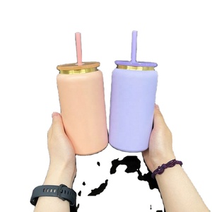 Vasos de Acero Inoxidable con Aislamiento al Vacío de Doble Pared de 16 oz, Recubiertos en Polvo con Baño de Oro en la Parte Inferior, Disponibles en Varios Colores, desde Nuestro Almacén en EE. UU. - Product Image 4
