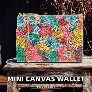 Cartera de Tyvek al por Mayor, Hecha a Mano, con Patrón Geométrico, Duradera, Grande, Abierta, Portátil, Ligera, Unisex, para Tarjetas y Monedas - Product Image 2