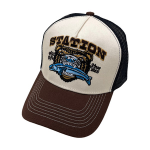 <span class=keywords><strong>Gorra</strong></span> de béisbol vintage con cabeza de toro, estilo deportivo, malla transpirable, protección solar para hombres y mujeres, gorras bordadas a mano. - Product Image 2