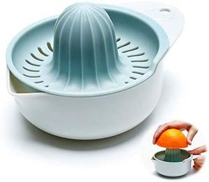 High Quality Plastic Manual Fruit <b>Press</b> Citrus Lime Lemon <b>Orange</b> Juice Fruit Reamer Lemon Squeezer with Strainer - Product Image 1