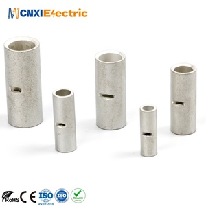 Cnxi BN loạt thiếc-mạ không cách điện đồng dây điện đa-kích thước ống uốn Lugs Butt <span class=keywords><strong>Splice</strong></span> kết nối thiết bị đầu cuối - Product Image 2