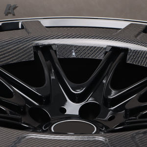 Wangu personnalisé 5x112 5x130 voiture roue forgée en Fiber de carbone aluminium personnalisé 20 21 22 23 pouces pour Mercedes Benz <span class=keywords><strong>Brabus</strong></span> roues - Product Image 5