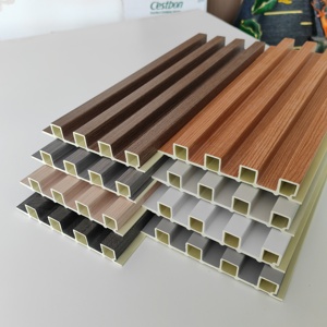 Bảng sóng trang trí bảng tường bảng sinh thái bảng WPC tuyệt vời bảng Tường Bảng tre - Product Image 6