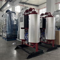 Sécheur déshydratant micro-thermique rouge de 1m³ avec isolation thermique pour post-traitement de compresseur d'air à vis 35CFM Prix usine Chine