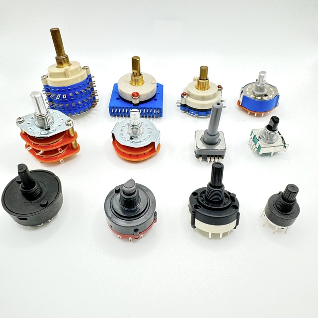 High Quality 12 Position Customizable Shaft Switches Factory Made Rotary Switches Motorized Adjustable Switch for Appliances