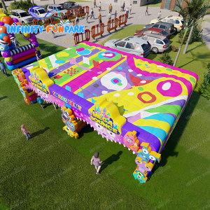 Monstruo comercial tema inflable diversión trampolín <span class=keywords><strong>Parque</strong></span> niños al aire libre gran rebote inflable deporte obstáculo <span class=keywords><strong>parque</strong></span> infantil - Product Image 6