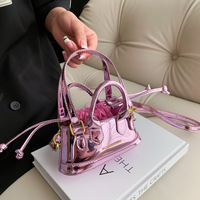 Mini sac d'été, sac bandoulière brillant haut de gamme pour femme, sac seau de créateur exquis à porter à la main