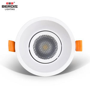 Berdis 90mm recortado redondo antideslumbrante CE SAA RoHs Led Downlight COB foco ajustable radiador Delgado Luz de techo para carcasa - Product Image 3