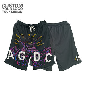 Custom Logo Mid Thigh 5 Inch Inseam Men's Gym Mesh <b>Shorts</b>, Half Pants Quick Dry Fitness <b>Anime</b> Sublimation Men's Mesh <b>Short</b> - Product Image 1