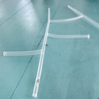 Tente gonflable à colonnes d'air en TPU, poteau et barre d'air, tube de protection flexible et durable haute pression