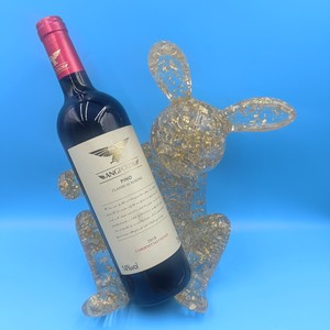 <b>Rabbit</b> Shaped Resin Wine Rack Gold Foil Ornament Handmade Cartoon Style Party <b>Gift</b> Decoration - Product Image 1