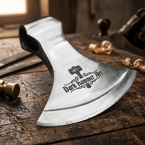 Custom Forged Axe Head Metal Craft Stainless Steel Tomahawk Hatchet Blade Replacement for Outdoor <b>Tools</b> - Product Image 2