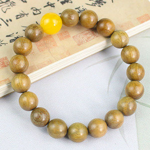 Green Sandalwood <b>Bracelet</b> 10mm Round Beads Unisex Everyday Wear Jewelry - Product Image 4