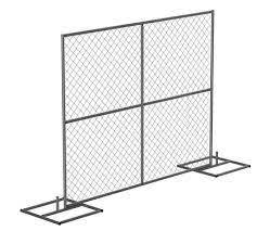 Hàng rào tạm thời tiêu chuẩn Mỹ 6ft 8ft Chuỗi liên kết mạ điện hàng rào tạm thời di chuyển hàng rào an ninh tạm thời - Product Image 2