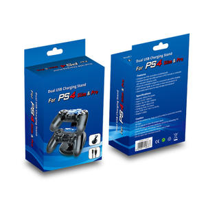 <span class=keywords><strong>Cargador</strong></span> Doble con Agarre para <span class=keywords><strong>PS4</strong></span> Slim, <span class=keywords><strong>Cargador</strong></span> para Control de <span class=keywords><strong>PS4</strong></span> con Agarre Cómodo Tipo C - Product Image 6