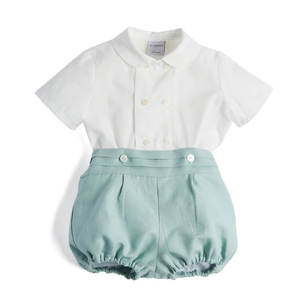 Conjuntos de Ropa de Verano 2021 para Bebés y Niños Pequeños, Estilo Español, Pantalones Cortos, Ropa Infantil al por Mayor 08AS6013T69 - Product Image 2