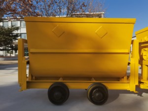 Chariot de mine souterraine de haute qualité pour voies ferrées, avec benne basculante de 0,55 m³/0,75 m³ - Product Image 3