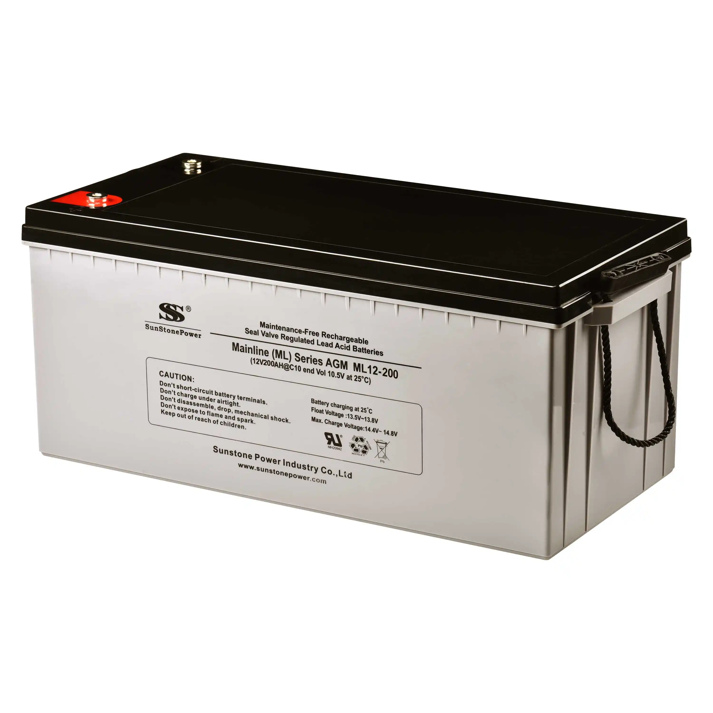 Sunstone Power 12V 200ah Dalam Siklus Kuat Solar Battery Sealed Lead Acid AGM/Battery Vrla GEL