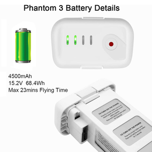 Nâng cấp 4500mAh 15.2V Lipo Pin cho DJI Phantom 3 Pro/Tiêu chuẩn/nâng cao 4K SE thông minh chuyến bay thay thế pin - Product Image 3