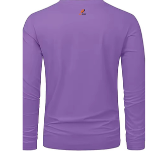 Camiseta de Manga Larga para Hombre, Personalizada, de Secado Rápido, de Alta Calidad, 100% Algodón, Colores Sólidos - Product Image 4