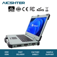 Nieuwe 15,6 inch robuuste laptop IP65 brede temperatuurbereik grijs aangepaste poorten voor maritiem gebruik Engelse Wi-Fi 6 voor 5.2 Windows 11