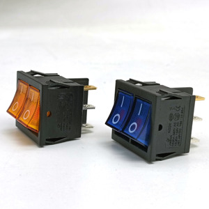 Kcd2 công nghiệp <span class=keywords><strong>Dual</strong></span> Rocker <span class=keywords><strong>Switch</strong></span> với thiết kế 250VAC Max. voltage on-off chức năng - Product Image 6
