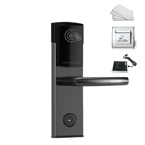 Elektronik Kartu RFID Kunci Stainless Steel Smart Door Lock Untuk Hotel Dan Apartemen