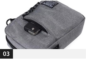 Elegante Borsa a <span class=keywords><strong>Tracolla</strong></span> Grande Personalizzata Impermeabile per Ragazzi, Borsa Laterale alla Moda, Borsa a Spalla Singola per Uomo - Product Image 5