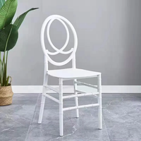 Chaises de mariage classiques, chaises Chiavari colorées pour l'extérieur, chaises de salle à manger en plastique