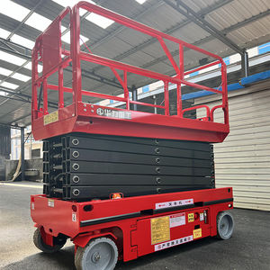 Plateforme de travail aérienne portable à ciseaux électriques d'entrepôt 4M <span class=keywords><strong>6M</strong></span> 8M 10M 12M 14M 220V 380V, plateforme de travail aérienne hydraulique à ciseaux - Product Image 4