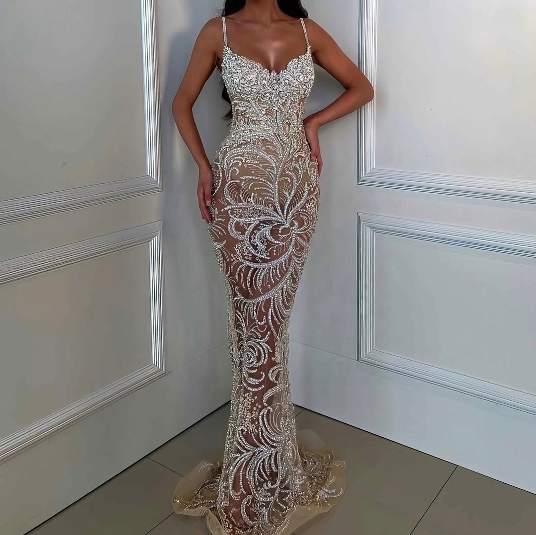 evening gown gold elegant