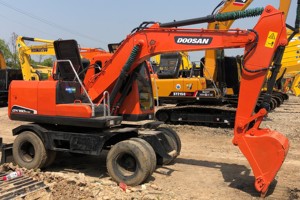 Doosan 15 toneladas, EX100WD EX160WD EX100WD de uso, excavadora de ruedas de 12, 2 y 3, 2 y 3, 2 y 2 de las ruedas de la empresa Doosan - Product Image 6