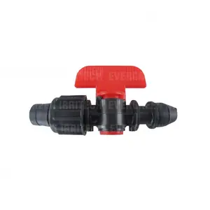 Mini valve for dripper irrigation, Drip Irrigation Components,Twist-Lock Barb with Valve