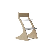 Chaise haute en bois naturel, hauteur réglable, design pliable, sûre pour les nourrissons, en bois massif écologique, parfaite pour les repas en famille