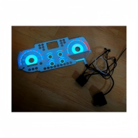 Jauge de voiture EL ultra-mince et haute luminosité. Adapté à la marque, au modèle, à la taille et à la couleur de la voiture. Disponible avec un onduleur EL 12V ou 24V