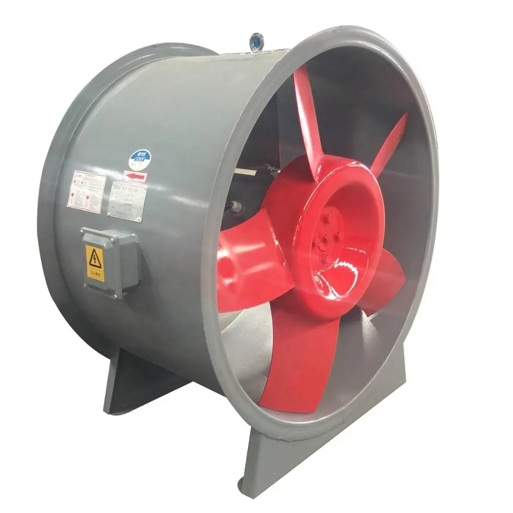 Extractor de aire con sensor de flujo de aire para edificios y almacenes, extractor de aire con control de fuego