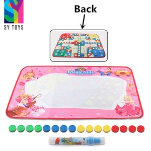 SY 2 en 1 Magic Water Coloring Painting Set Gran dibujo Mat Water Doodle Mat con avión <span class=keywords><strong>Ajedrez</strong></span> - Product Image 2