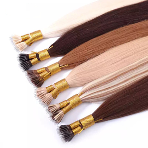 Extensiones de Cabello Jasmine Beauty Remy Nano Tip Keratin Rubio Doble Trama Cabello Natural Real Proveedores de Productos de Belleza para Mujeres - Product Image 1