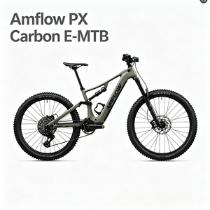 Bicicleta de Montaña Amflow PX Carbon de 27.5'', Motor Central de 700 Wh y 508 W, Cuadro de Carbono con Suspensión Completa, E-MTB PX Carbon, Cuadro de Carbono - Product Image 1